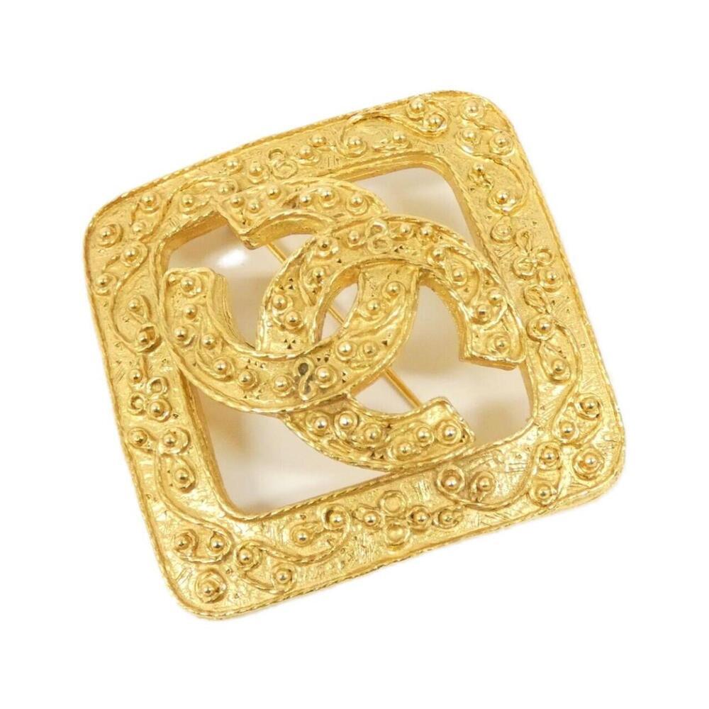 CHANEL Authentic Gold Brooch - Picture 1 of 3
